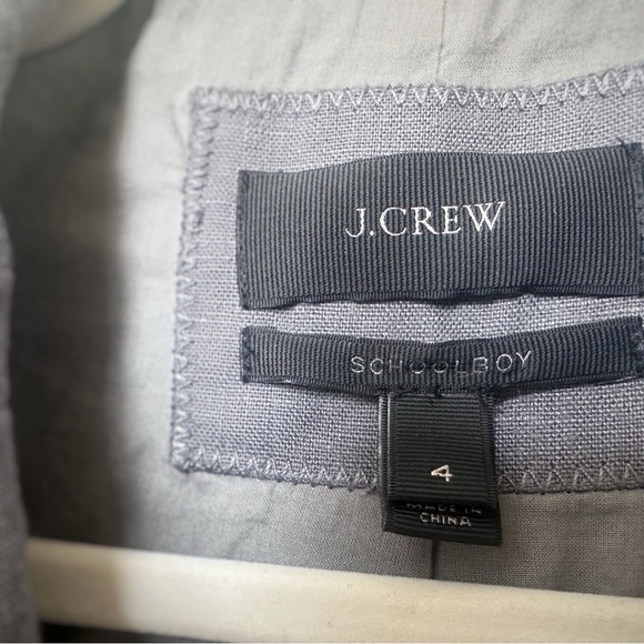 J. Crew Woman’s “Schoolboy” Gray Blazer - Picture 5 of 5